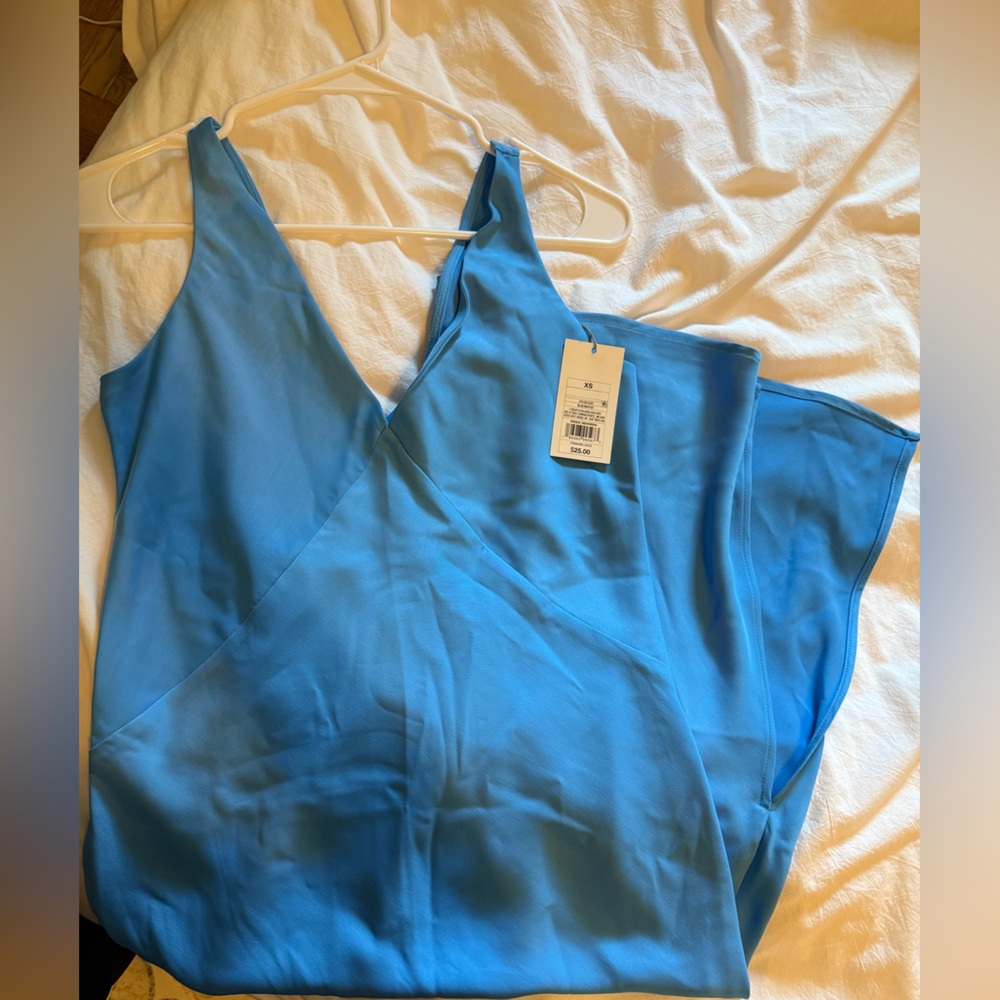 Blue Sleeveless Dress